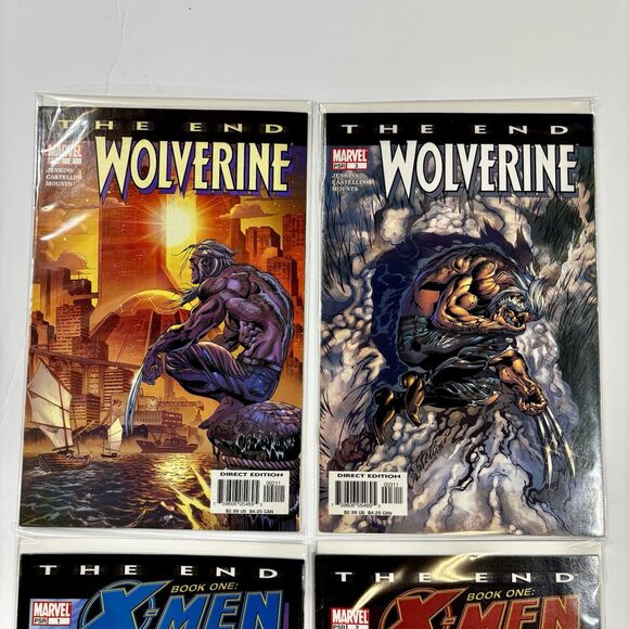 Marvel Comics The End X-Men Wolverine Book Lot X-Men #1, 2 Wolverine #2,3 - Picture 2 of 3